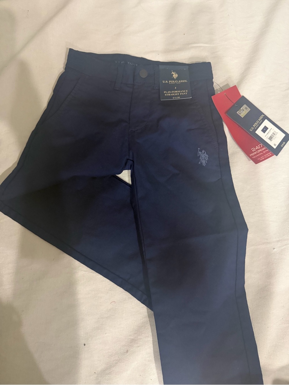 U.S. Polo Assn. Men's Navy Slim Straight Jeans - Picture 2 of 4
